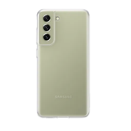 HUSA Smartphone Samsung, pt Galaxy S21 Fe, tip back cover (protectie spate), silicon, ultrasubtire, transparent, "EF-QG990CTEGWW