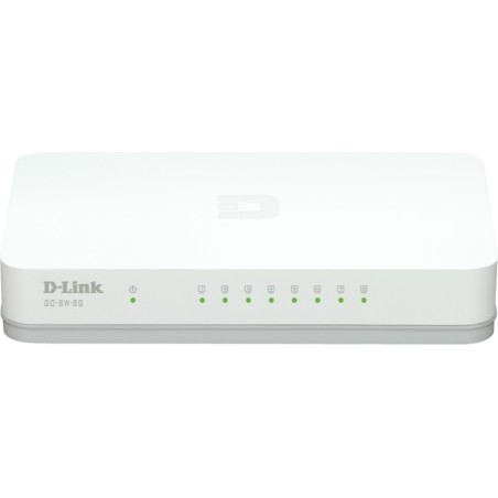 SWITCH D-LINK  8 porturi Gigabit, carcasa plastic, "GO-SW-8G" (timbru verde 2 lei)