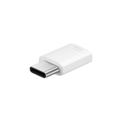 Adaptor USB smartphone Samsung, USB Type-C (T) la Micro-USB (M), alb, "EE-GN930BWEGWW" (timbru verde 0.08 lei)