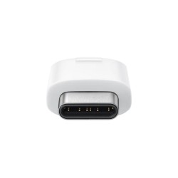 Adaptor USB smartphone Samsung, USB Type-C (T) la Micro-USB (M), alb, "EE-GN930BWEGWW" (timbru verde 0.08 lei)