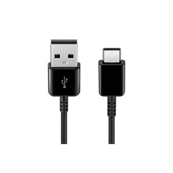 CABLU alimentare si date smartphone Samsung, USB 2.0 (T) la Micro-USB (T) | USB Type-C, cauciuc, lungime 1.5 m, alb, "EP-DG930MB