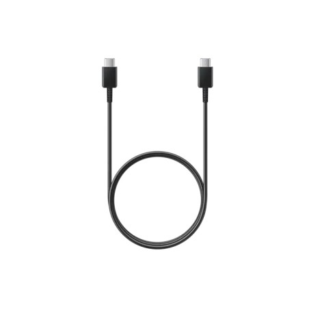 CABLU alimentare si date smartphone Samsung, USB Type-C (T) la USB Type-C (T), cauciuc, lungime 1 m, negru, "EP-DA705BBEGWW" (ti