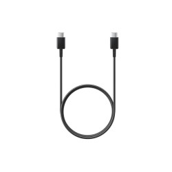 CABLU alimentare si date smartphone Samsung, USB Type-C (T) la USB Type-C (T), cauciuc, lungime 1 m, negru, "EP-DA705BBEGWW" (ti