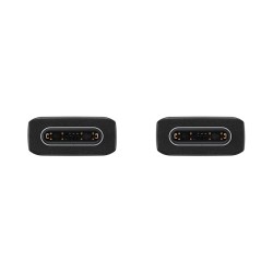 CABLU alimentare si date smartphone Samsung, USB Type-C (T) la USB Type-C (T), cauciuc, lungime 1 m, negru, "EP-DA705BBEGWW" (ti