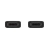 CABLU alimentare si date smartphone Samsung, USB Type-C (T) la USB Type-C (T), cauciuc, lungime 1 m, negru, "EP-DA705BBEGWW" (ti