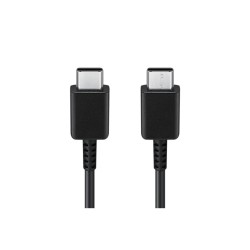 CABLU alimentare si date smartphone Samsung, USB Type-C (T) la USB Type-C (T), cauciuc, lungime 1 m, negru, "EP-DA705BBEGWW" (ti