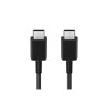 CABLU alimentare si date smartphone Samsung, USB Type-C (T) la USB Type-C (T), cauciuc, lungime 1 m, negru, "EP-DA705BBEGWW" (ti