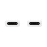 CABLU alimentare smartphone Samsung, USB Type-C (T) la USB Type-C (T), cauciuc, lungime 1 m, alb, "EP-DA705BWEGWW" (timbru verde