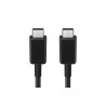 CABLU alimentare smartphone Samsung, USB Type-C (T) la USB Type-C (T), cauciuc, lungime 1 m, negru, "EP-DN975BBEGWW" (timbru ver