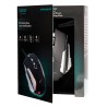 MOUSE Spacer - gaming, gaming, cu fir, USB, optic, 3.200 dpi, butoane/scroll 7/1, iluminare, negru, "SPGM-PULSAR-LITE" 46501553 
