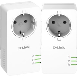 KIT ADAPTOR POWERLINE D-LINK tehnologie AV2, AV1000, pana la 1000Mbps, 1 port Gigabit, priza AC, 2 buc., "DHP-P601AV" (timbru ve