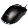 MOUSE Spacer - gaming, gaming, cu fir, USB, optic, rezolutie selectabila max. 8.000 dpi, butoane/scroll 7/1, iluminare RGB, negr