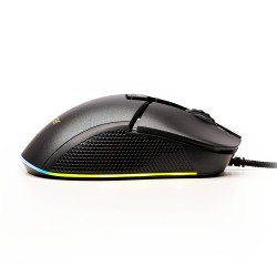MOUSE Spacer - gaming, gaming, cu fir, USB, optic, rezolutie selectabila max. 8.000 dpi, butoane/scroll 7/1, iluminare RGB, negr
