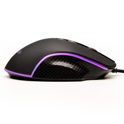 MOUSE Spacer - gaming, gaming, cu fir, USB, optic, 8.000 DPI, butoane/scroll 7/1, iluminare RGB, negru, "SPGM-PULSAR-SPEED" (tim