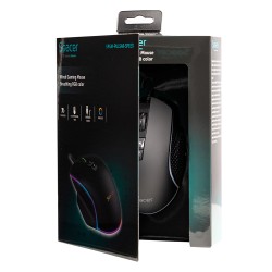 MOUSE Spacer - gaming, gaming, cu fir, USB, optic, 8.000 DPI, butoane/scroll 7/1, iluminare RGB, negru, "SPGM-PULSAR-SPEED" (tim
