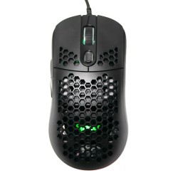 MOUSE Spacer - gaming, gaming, cu fir, USB, optic, 6.400 dpi, butoane/scroll 7/1, iluminare RGB, negru, "SPGM-ALIEN-LIGHT" (timb