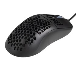 MOUSE Spacer - gaming, gaming, cu fir, USB, optic, 6.400 dpi, butoane/scroll 7/1, iluminare RGB, negru, "SPGM-ALIEN-LIGHT" (timb