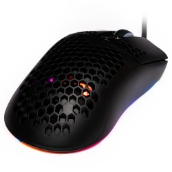 MOUSE Spacer - gaming, gaming, cu fir, USB, optic, 6.400 dpi, butoane/scroll 7/1, iluminare RGB, negru, "SPGM-ALIEN-LIGHT" (timb