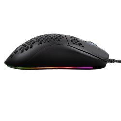 MOUSE Spacer - gaming, gaming, cu fir, USB, optic, 6.400 dpi, butoane/scroll 7/1, iluminare RGB, negru, "SPGM-ALIEN-LIGHT" (timb