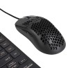 MOUSE Spacer - gaming, gaming, cu fir, USB, optic, 6.400 dpi, butoane/scroll 7/1, iluminare RGB, negru, "SPGM-ALIEN-LIGHT" (timb