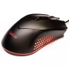 MOUSE Spacer - gaming, gaming, cu fir, USB, optic, 12.000 dpi, butoane/scroll 7/1, iluminare RGB, negru, "SPGM-ALIEN-NOVA" (timb