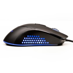 MOUSE Spacer - gaming, gaming, cu fir, USB, optic, 12.000 dpi, butoane/scroll 7/1, iluminare RGB, negru, "SPGM-ALIEN-NOVA" (timb