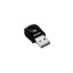 ADAPTOR RETEA D-LINK nano, extern wireless 2.4 GHz, USB 2.0, port, 150 Mbps, antena interna x 1, "DWA-131" (timbru verde 0.18 le