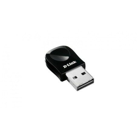 ADAPTOR RETEA D-LINK nano, extern wireless 2.4 GHz, USB 2.0, port, 150 Mbps, antena interna x 1, "DWA-131" (timbru verde 0.18 le