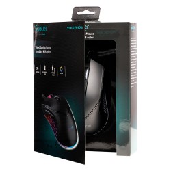 MOUSE Spacer - gaming, gaming, cu fir, USB, optic, 12.000 dpi, butoane/scroll 7/1, iluminare RGB, negru, "SPGM-ALIEN-NOVA" (timb