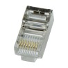 MUFA RJ-45 LOGILINK pt. cablu FTP, SFTP, Cat5e, RJ-45 (T), ecranat, plastic cu metal, 100 buc, "MP0003"