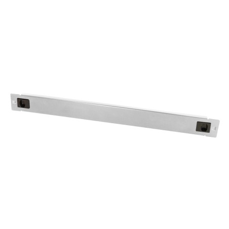 PANOU gestionare cabluri LOGILINK, tip masca orizontala, 19 inch, 1U, instalare fara unelte, gri, "PN105G"