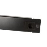 PANOU gestionare cabluri LOGILINK, tip masca orizontala, 19 inch, 1U, instalare fara unelte, negru, "PN105B"