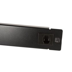 PANOU gestionare cabluri LOGILINK, tip masca orizontala, 19 inch, 1U, instalare fara unelte, negru, "PN105B"