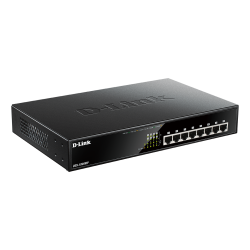 SWITCH PoE D-LINK  8 porturi Gigabit (8 PoE+), IEEE 802.3af/at, carcasa metalica, rackabil, "DGS-1008MP"(timbru verde 2 lei)