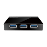 HUB extern D-LINK, porturi USB: USB 3.0 x 4, conectare prin USB 3.0, alimentare retea 220 V, negru, "DUB-1340" (timbru verde 0.8