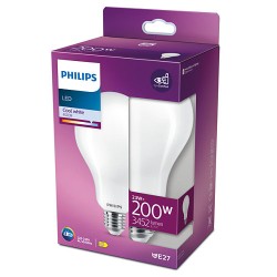 BEC LED Philips, soclu E27, putere 23W, forma clasic, lumina alb rece, alimentare 220 - 240 V, "000008718699764654" (timbru verd