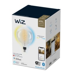 BEC smart LED Philips, soclu E27, putere 6.5W, forma sferic, lumina alb calda, alb rece, alimentare 220 - 240 V, "00000871869978