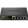 SWITCH PoE D-LINK  5 porturi 10/100Mbps (1 PoE), IEEE 802.3af, carcasa metalica, "DES-1005P" (timbru verde 2 lei)