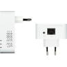 KIT ADAPTOR POWERLINE D-LINK tehnologie AV2, AV1000, pana la 1000Mbps, 1 port Gigabit, 2 buc., "DHP-601AV" (timbru verde 2 lei)