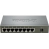 SWITCH PoE D-LINK  8 porturi 10/100Mbps (4 PoE), IEEE 802.3af, carcasa metalica, "DES-1008PA" (timbru verde 2 lei)