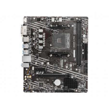 PLACA de BAZA MSI "A520M-A PRO", skt AM4, mATX, AMD A520, 2 x DDR4, max. 64 GB, 4 x SATA, 1 x M.2, 7.1, "A520M-A PRO"