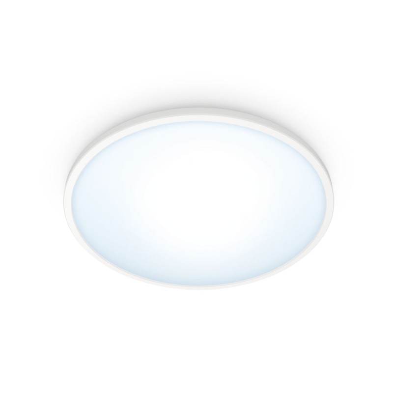 Plafoniera LED inteligenta WiZ SuperSlim, "000008719514338012" (timbru verde 2.00 lei)