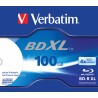 BD-R XL VERBATIM 100GB, viteza 4x, 5 buc, Jewel case, "Wide Inkjet Printable" "43789"
