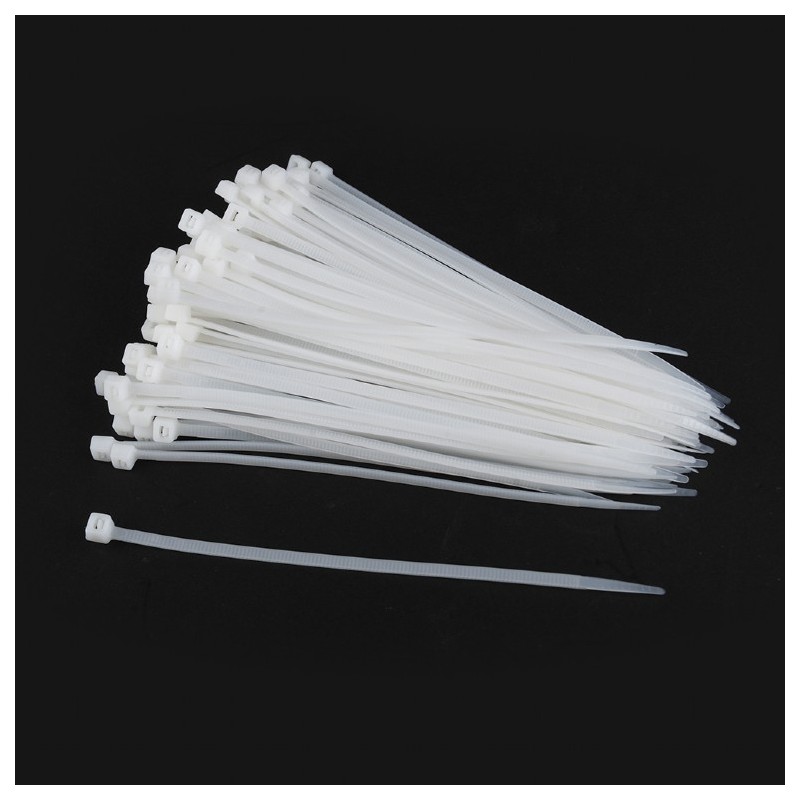 TILE prindere cablu GEMBIRD, 100pcs., 150*3.2 mm, din Nylon, white, "NYT-150/25"