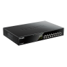 SWITCH PoE D-LINK  8 porturi Gigabit (8 PoE+), IEEE 802.3af/at, carcasa metalica, rackabil, "DGS-1008MP"(timbru verde 2 lei)