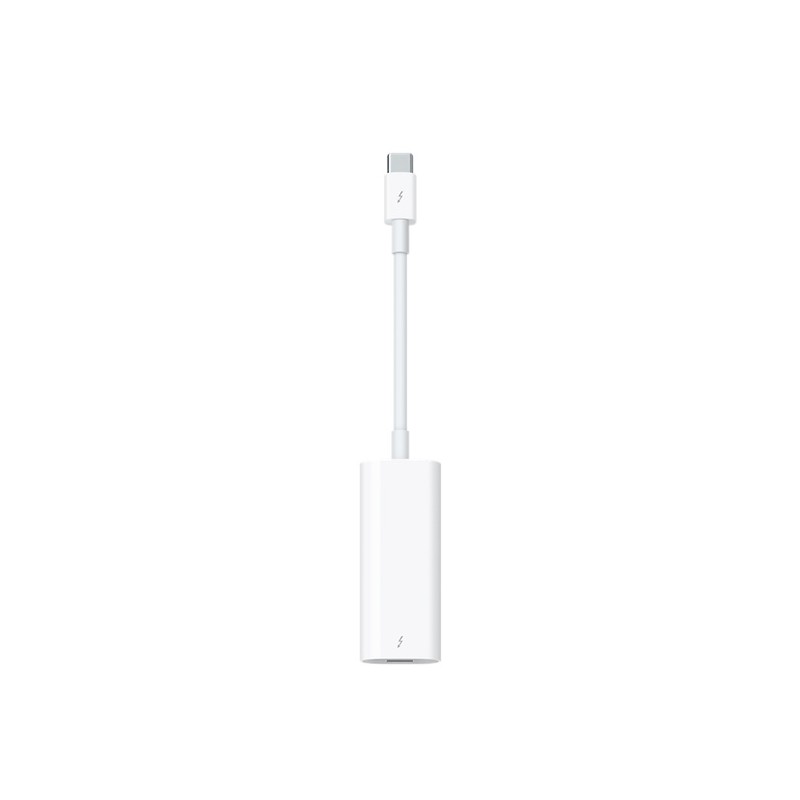 Adaptor USB smartphone Apple, Thunderbolt 3 (T) la Thunderbolt 2 (M), cauciuc, alb, "mmel2zm/a" (timbru verde 0.08 lei)