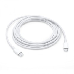 CABLU alimentare smartphone Apple, USB Type-C (T) la USB Type-C (T), cauciuc, lungime 2 m, alb, "mll82zm/a" (timbru verde 0.08 l