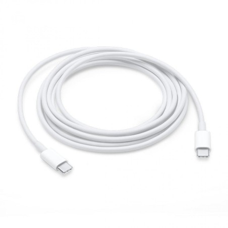 CABLU alimentare smartphone Apple, USB Type-C (T) la USB Type-C (T), cauciuc, lungime 2 m, alb, "mll82zm/a" (timbru verde 0.08 l
