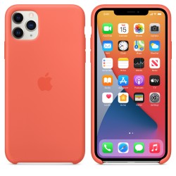 HUSA Smartphone Apple, pt iPhone 11 Pro Max, tip back cover (protectie spate), silicon, ultrasubtire, portocaliu, "mx022zm/a"