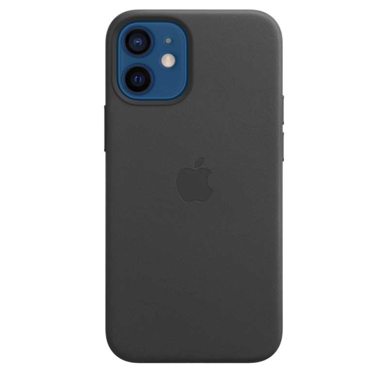 HUSA Smartphone Apple, pt iPhone 12 mini, tip back cover (protectie spate) cu MagSafe, piele, MagSafe, negru, "mhka3zm/a"